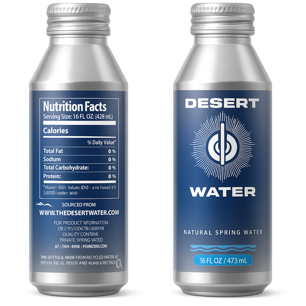 Desert Water® Spring Water — 12 Pack